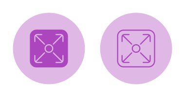 resize icon sign vector illustration 