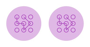 Kalıp Simgesi Düz Vektör Resmini Kilitle