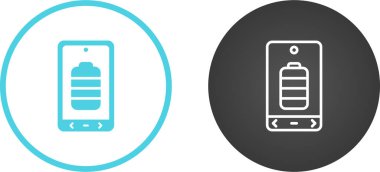 akıllı telefon simgeleri ayarlandı, vektör illüstrasyonu basit tasarım