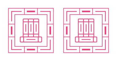 kitap web simge vektör çizim