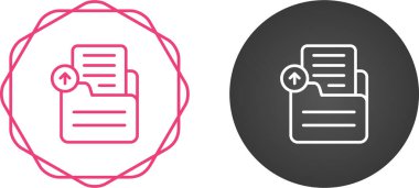 dizin web simgesi vektör illüstrasyonundaki belge