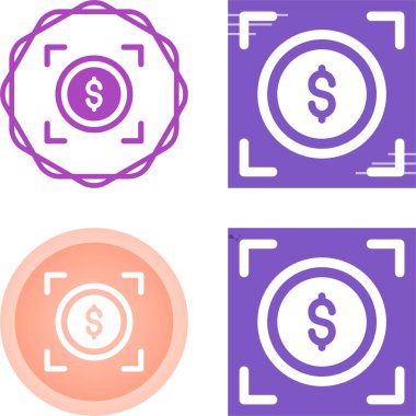 Web sayfaları için dolar sembolleri kümesi
