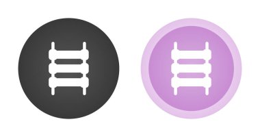 Beyaz arkaplanda izole edilmiş ray simgeleri kümesi, vektör illüstrasyonu 