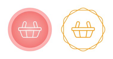 Alışveriş sepeti simgeleri ayarlandı, vektör illüstrasyonu 