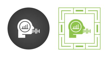 Ses Analizi simgesi işaret vektörü illüstrasyonu 