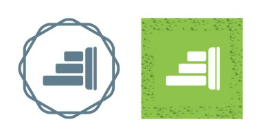 Sol Hizalama web simgesi vektör illüstrasyonu