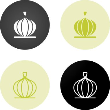 Soğan web simgeleri basit tasarım 