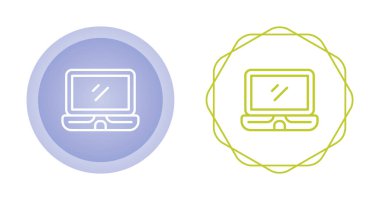 bilgisayar izleme simgesi vektör çizimi 