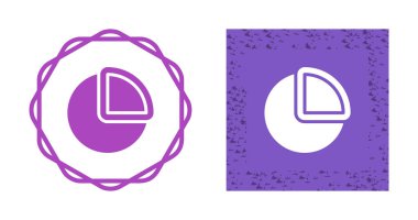 Pasta çizelgesi simgesi vektörü, katı logo illüstrasyonu, beyaz üzerine izole edilmiş piktogram