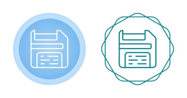Beyaz arkaplanda izole edilmiş disket simgeleri, vektör illüstrasyonu 