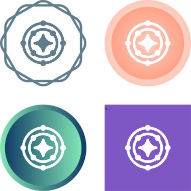 yıldız simgeleri ayarlandı, vektör illüstrasyonu