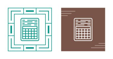 hesap makinesi simgeleri, vektör illüstrasyon tasarımı