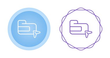 Beyaz arkaplanda bilgisayar dizinleri ve ok simgeleri, vektör illüzyonu 