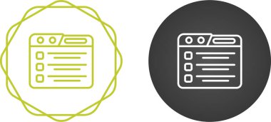 Görev yöneticisi simgeleri ayarlandı, vektör illüstrasyonu 