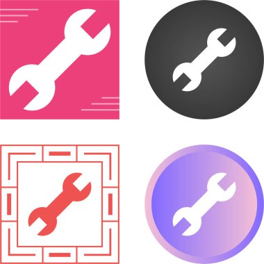 Çizgi anahtarı simgelerini beyaz arkaplanda ayarla, vektör illüstrasyonu 