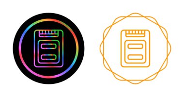 Katı eyalet sürüş işareti. SSD simgesi. Depolama disk sembolü