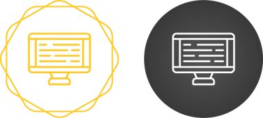 ekran simgeleri ayarlandı, vektör illüstrasyonu 