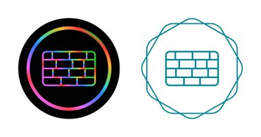 tuğla ikon vektör illüstrasyon tasarımı