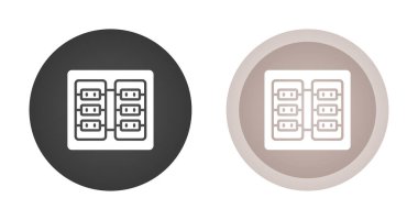 sunucu odası simgeleri vektör illüstrasyon tasarımı ayarla