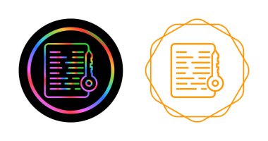 Anahtar vektör illüstrasyonlu Erişilebilirlik simgesi imzalaması 