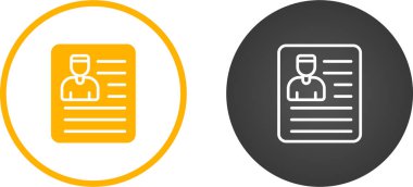 belge simgeleri ayarlandı, vektör illüstrasyonu basit tasarım