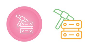 Veri Madencilik simgelerinin vektör çizimi