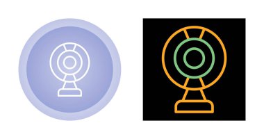 Web kamerası web simgeleri vektör illüstrasyonu