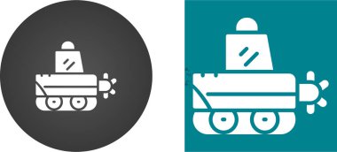 Siper kesici simgesi vektör illüstrasyon tasarımı