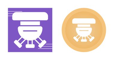 Düzenli minimal tasarımı olan simge koleksiyonu, Microscope lensleri