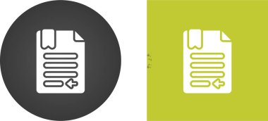 belge web simgesi vektör illüstrasyonu