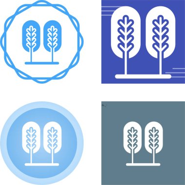 Ağaç Icons set, vektör çizim