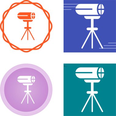 Rüzgar Makinesi simgeleri, vektör illüstrasyonu 