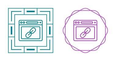 tarayıcı simgesi vektör çizimi tasarımı