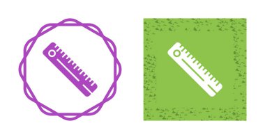 Cetvel ağ simgeleri, vektör illüstrasyonu