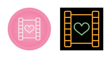 Kalbi kalp, film ya da video çerçevesiyle ayarla 