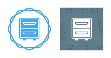 file cabinet icon sign vector illustration 