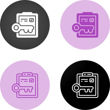 Pano simgeleri ayarlandı, vektör illüstrasyonu basit tasarım