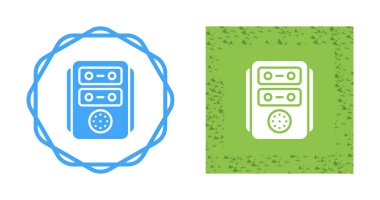 Beyaz arkaplanda izole radyo simgeleri, vektör illüstrasyonu 