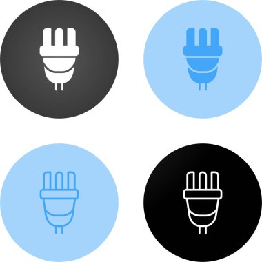 elektrik dolgu simgeleri beyaz arkaplanda izole edildi.
