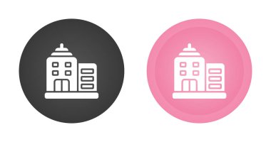 Bina simgeler ayarla, illüstrasyon vektör