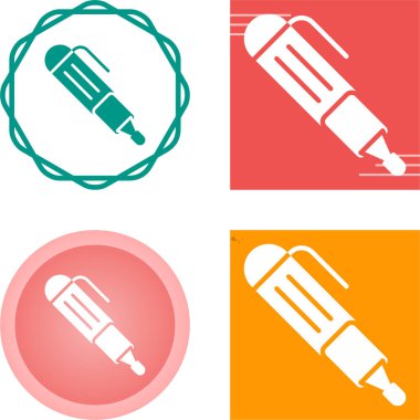 Beyaz arka plan üzerinde izole kalem Icons set 
