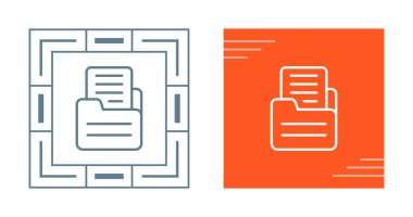 dosya dizin simgeleri beyaz arkaplanda ayarlandı 