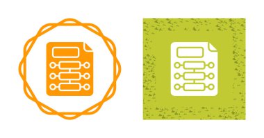 belge simgeleri ayarlandı, vektör illüstrasyonu basit tasarım