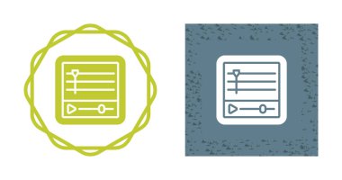 Beyaz arkaplan üzerindeki zaman çizgisi simgeleri, vektör illüstrasyonu 