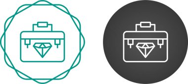 En çok satan, elmas simgeli çanta, vektör