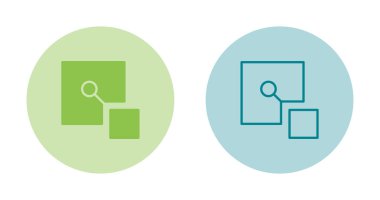 Seçim web simgeleri belirlendi, vektör illüstrasyonu