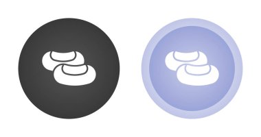 Beyaz arkaplanda izole edilmiş fasulye simgeleri kümesi, vektör illüstrasyonu 