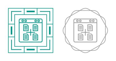 Beyaz arkaplanda izole edilmiş tarayıcı simgeleri kümesi. 