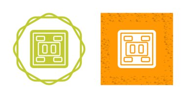 Priz veya soket simgesi vektör çizimi