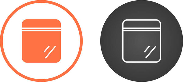 Ziploc bag icon vector illustration  design